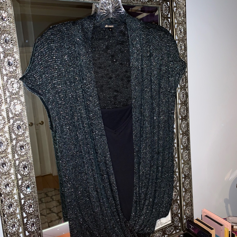 SPARKLY ELLA MOSS TOP